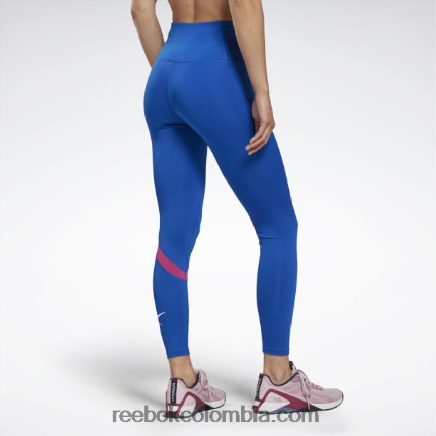 mujer vector azul polainas de vector listo para entrenar Reebok D260LP279