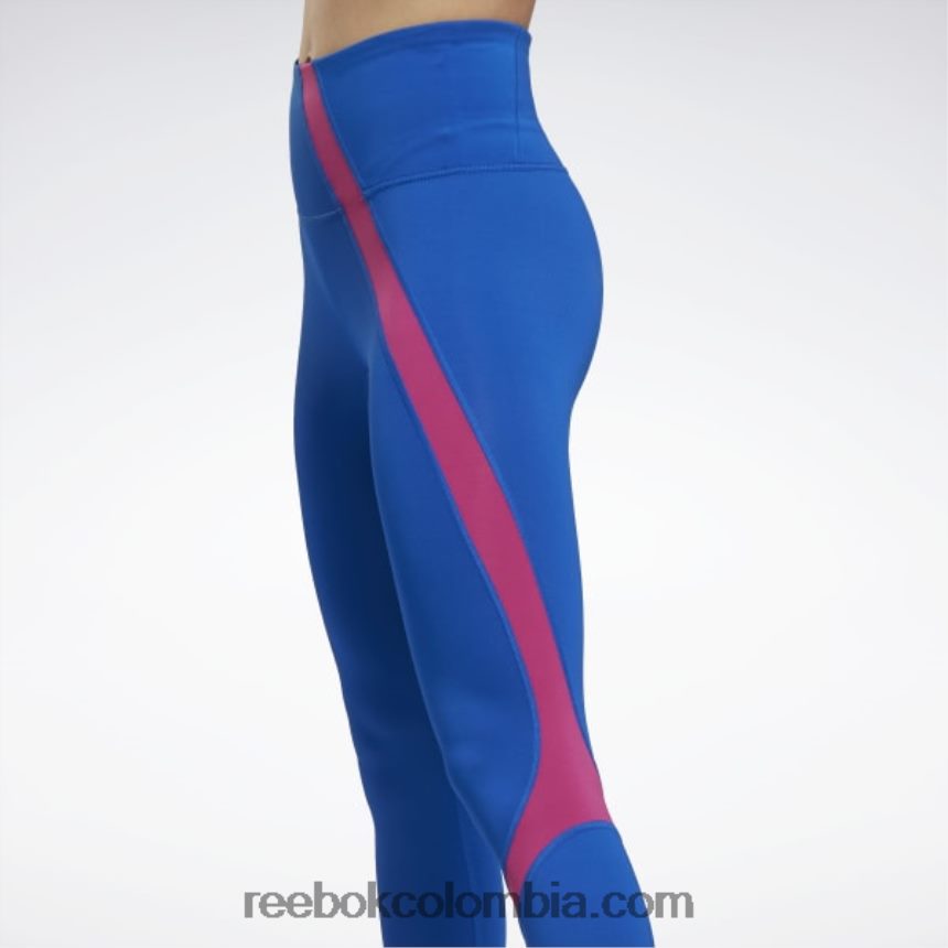 mujer vector azul polainas de vector listo para entrenar Reebok D260LP279