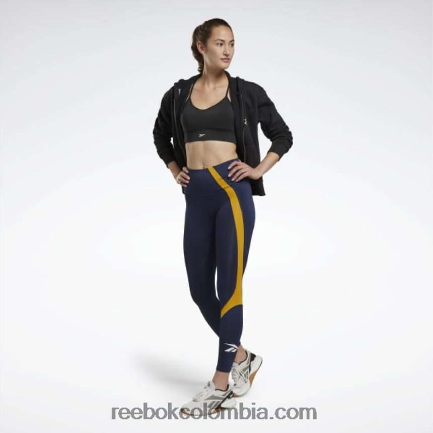 mujer vector de la marina polainas de vector listo para entrenar Reebok D260LP423