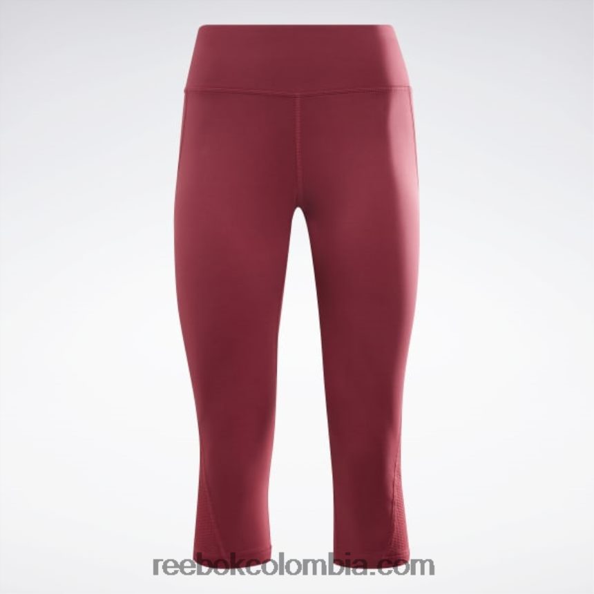 ponche de bayas leggins capri de malla listos para entrenar Reebok D260LP992