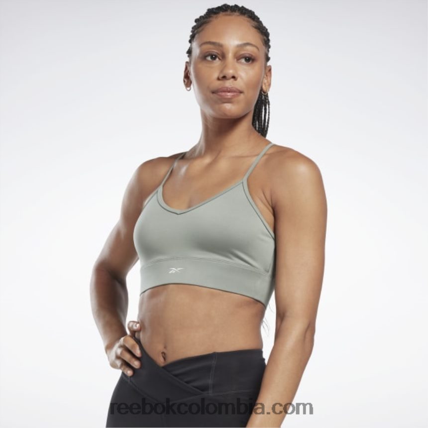 mujer armonía verde sujetador deportivo listo para entrenar Reebok D260LP776