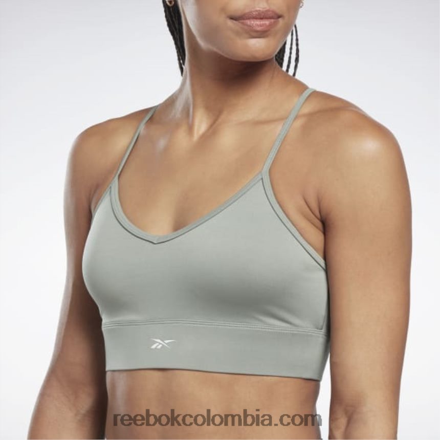mujer armonía verde sujetador deportivo listo para entrenar Reebok D260LP776