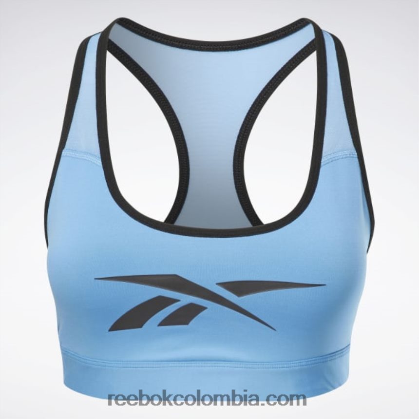 mujer azul esencial sujetador deportivo lux vector racer Reebok D260LP728