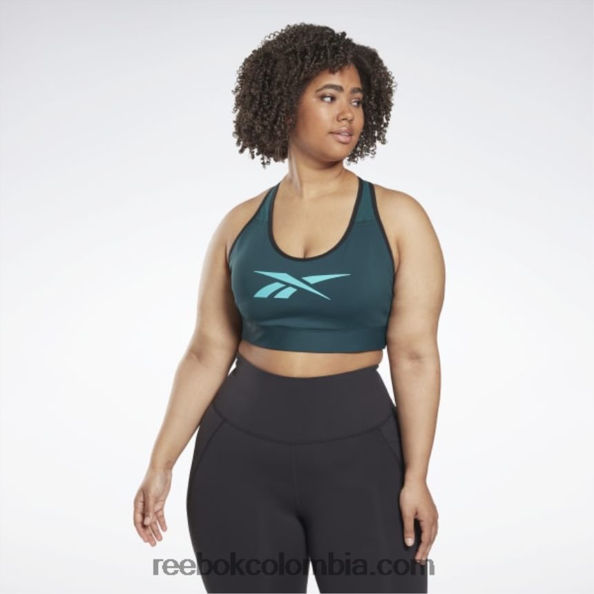 mujer bosque verde sujetador deportivo lux vector racer (talla grande) Reebok D260LP663