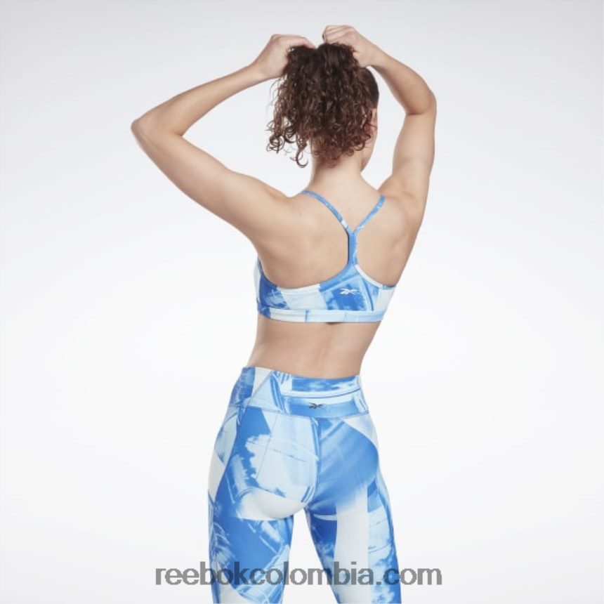 mujer corte azul sujetador deportivo delgado Reebok D260LP999