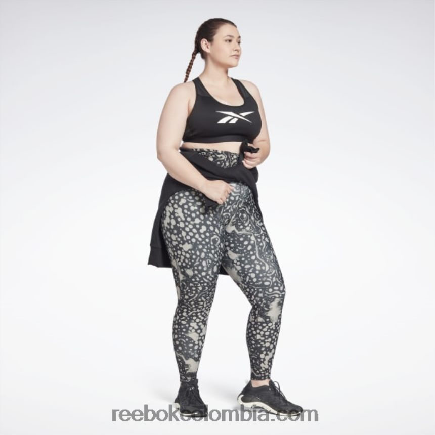 mujer negro sujetador deportivo lux vector racer (talla grande) Reebok D260LP840