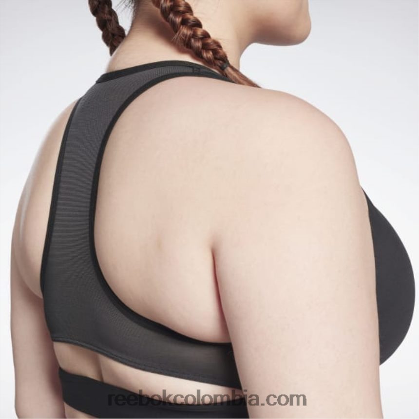 mujer negro sujetador deportivo lux vector racer (talla grande) Reebok D260LP840