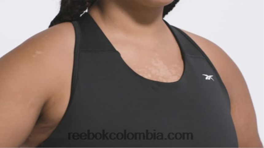 mujer noche negra sujetador deportivo running essentials (talla grande) Reebok D260LP630