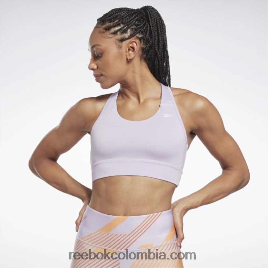 mujer oasis morado sujetador de alto impacto running essentials Reebok D260LP445