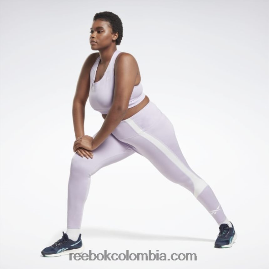 mujer oasis morado sujetador de alto impacto running essentials (talla grande) Reebok D260LP770
