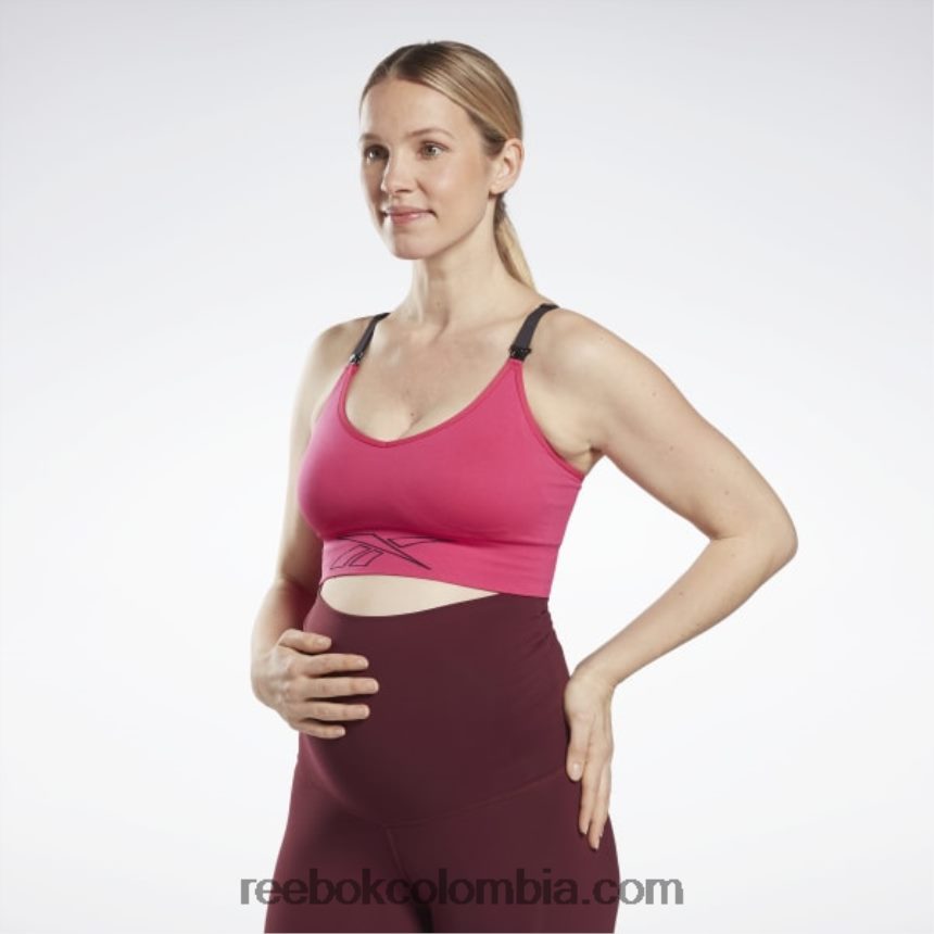 mujer persecución rosa sujetador deportivo de lactancia Reebok D260LP890