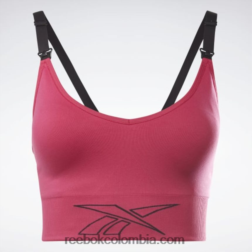 mujer persecución rosa sujetador deportivo de lactancia Reebok D260LP890