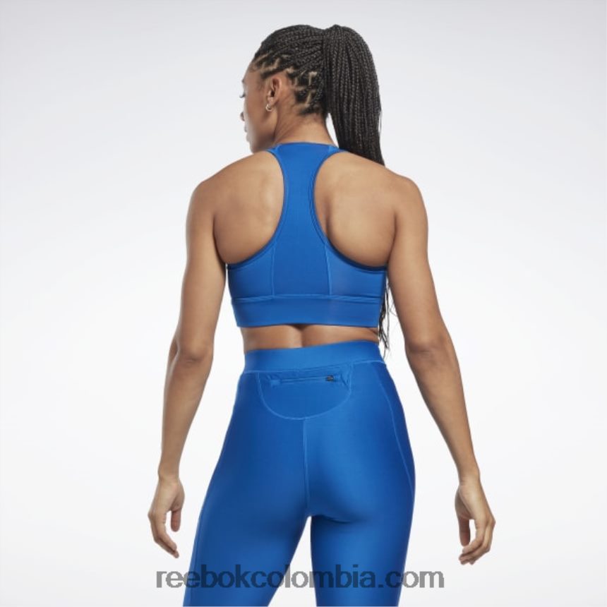 mujer vector azul sujetador de alto impacto running essentials Reebok D260LP450
