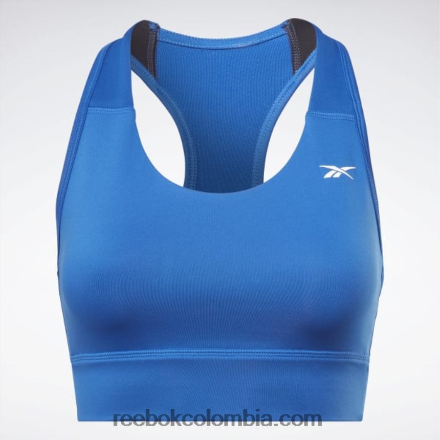 mujer vector azul sujetador de alto impacto running essentials Reebok D260LP450