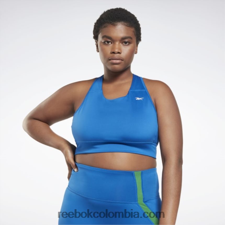 mujer vector azul sujetador de alto impacto running essentials (talla grande) Reebok D260LP844