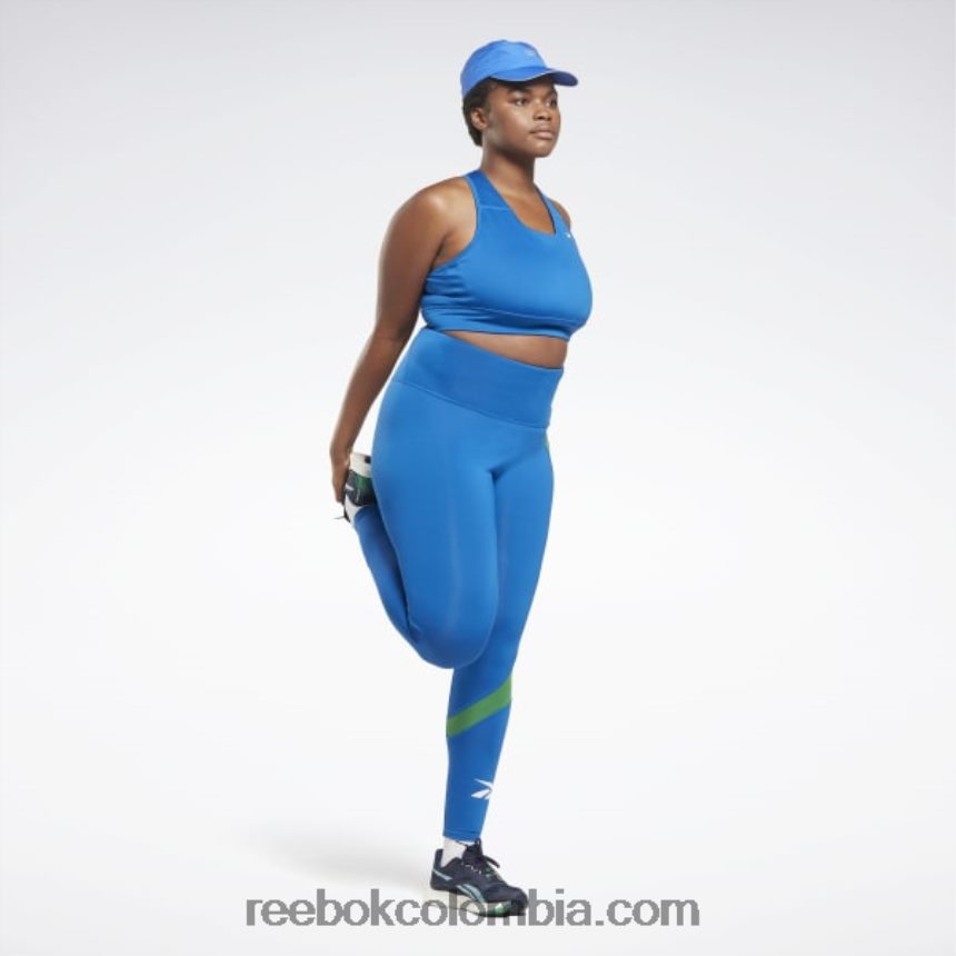 mujer vector azul sujetador de alto impacto running essentials (talla grande) Reebok D260LP844