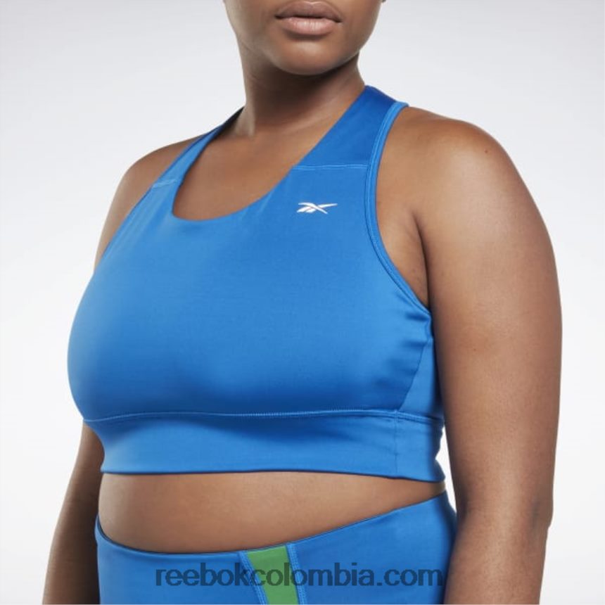 mujer vector azul sujetador de alto impacto running essentials (talla grande) Reebok D260LP844
