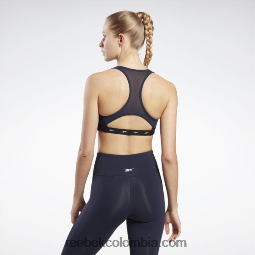mujer vector de la marina sujetador deportivo lux vector racer Reebok D260LP515