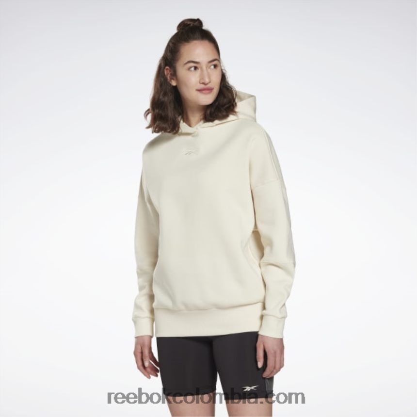 mujer blanco clásico sudadera con capucha lux extragrande Reebok D260LP370