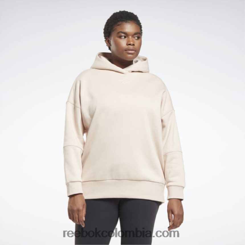 mujer crudo suave sudadera con capucha extragrande reciclada de estudio (talla grande) Reebok D260LP850