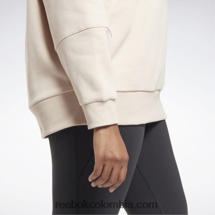 mujer crudo suave sudadera con capucha extragrande reciclada de estudio (talla grande) Reebok D260LP850