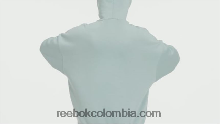 mujer gris junto al mar sudadera con capucha lux extragrande Reebok D260LP367