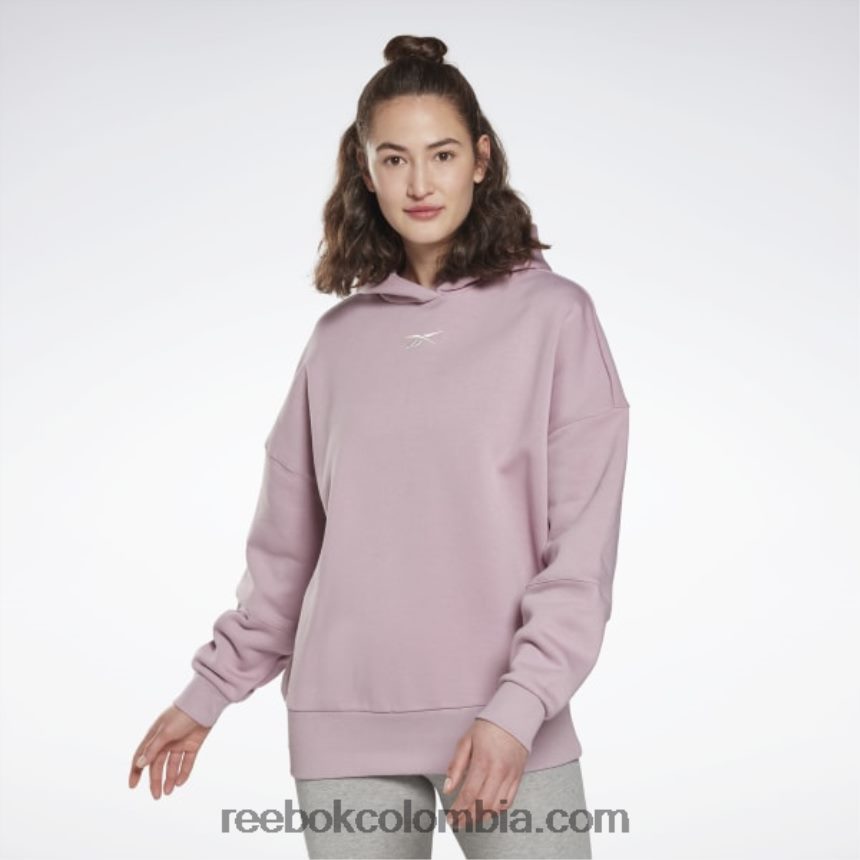 mujer lila infundida sudadera con capucha lux extragrande Reebok D260LP427