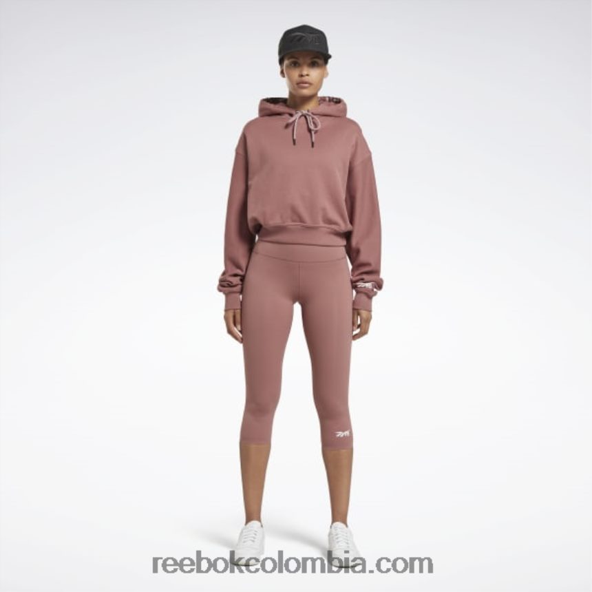 mujer tierra reseca sudadera corta con logo victoria beckham Reebok D260LP617