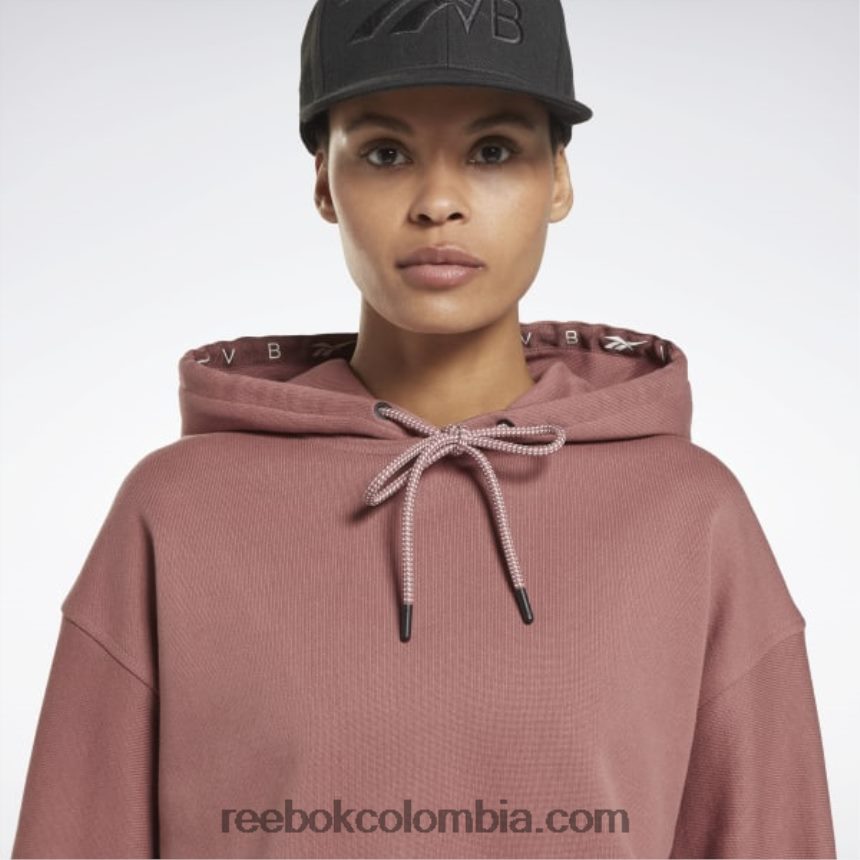 mujer tierra reseca sudadera corta con logo victoria beckham Reebok D260LP617