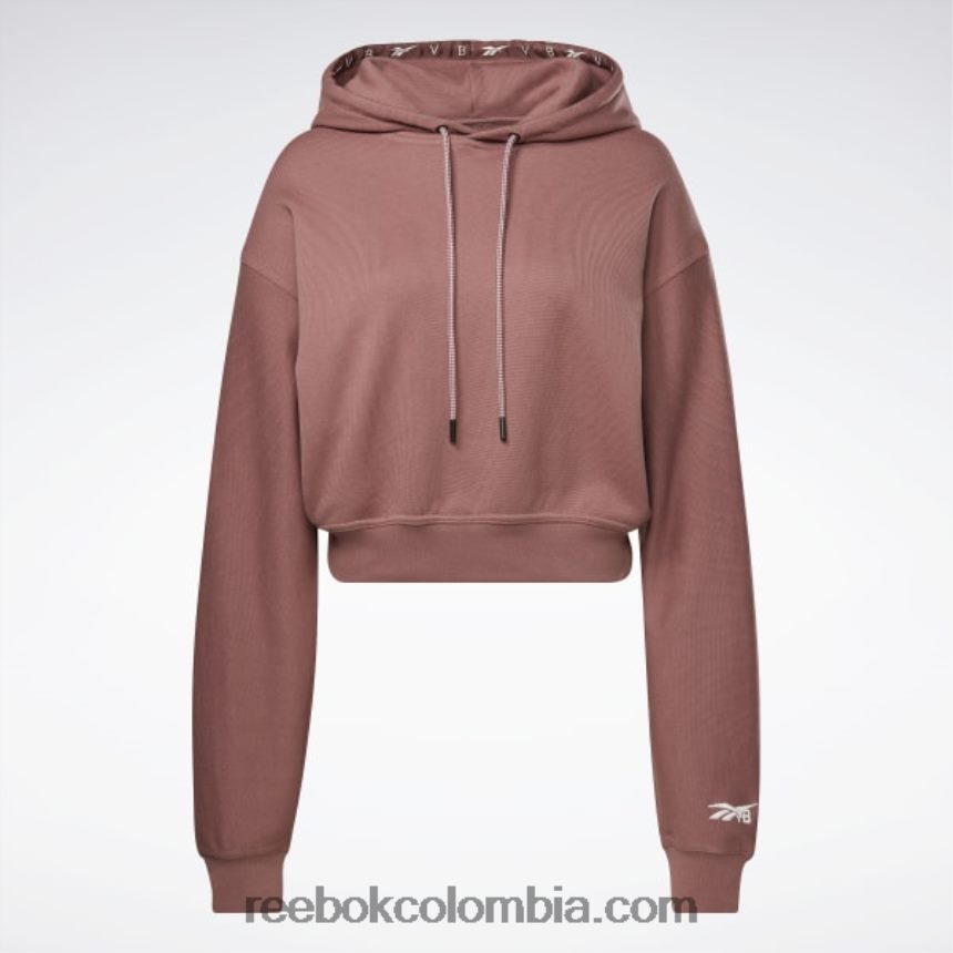 mujer tierra reseca sudadera corta con logo victoria beckham Reebok D260LP617