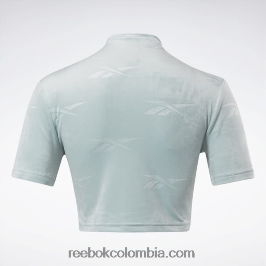 mujer gris junto al mar top clásico de energía ajustado Reebok D260LP887