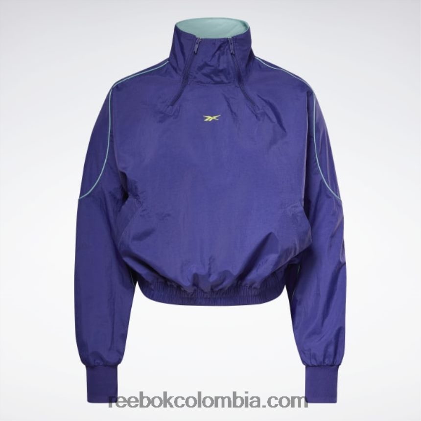 mujer morado negrita vestido playero tejido Les Mills Reebok D260LP487