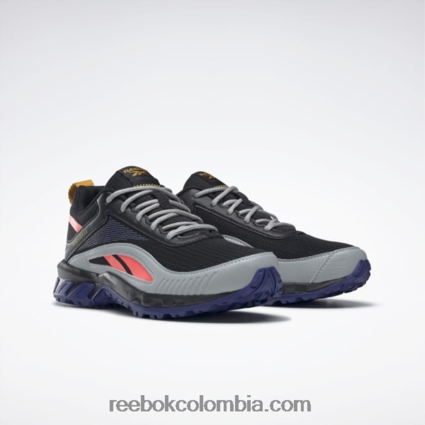 mujer Núcleo negro/púrpura llamativo/llamarado naranja ridgerider 6 zapatos Reebok D260LP232