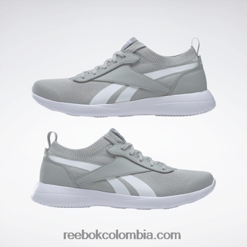 mujer gris puro 3/ftwr blanco caminar zapatos de mujer Reebok D260LP296