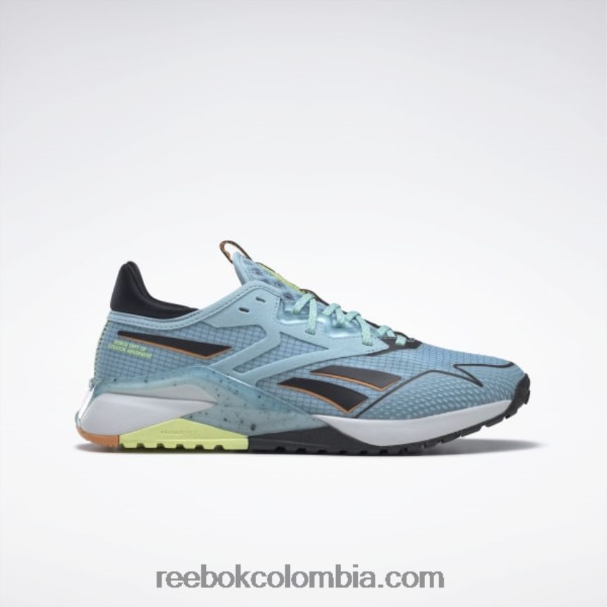 mujer azul perla/gris frío/núcleo negro zapatillas de entrenamiento mujer nano x2 tr adventure Reebok D260LP373