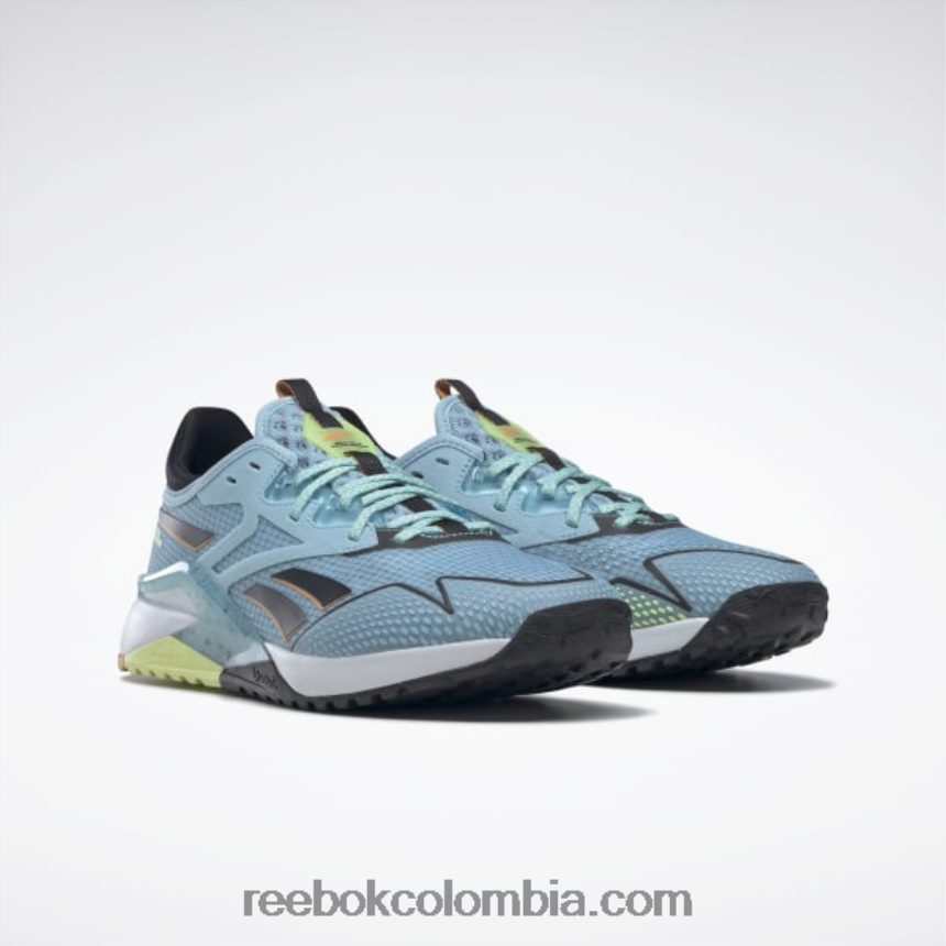 mujer azul perla/gris frío/núcleo negro zapatillas de entrenamiento mujer nano x2 tr adventure Reebok D260LP373