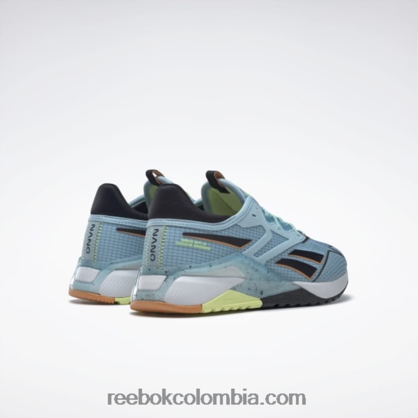 mujer azul perla/gris frío/núcleo negro zapatillas de entrenamiento mujer nano x2 tr adventure Reebok D260LP373