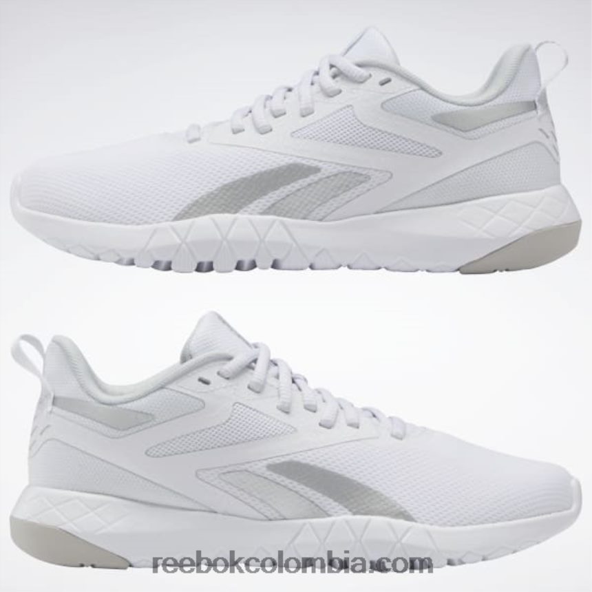 mujer blanco ftwr/gris puro 2/plata met. zapatillas de entrenamiento flexagon force 4 mujer Reebok D260LP263