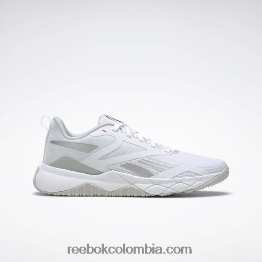 mujer ftwr blanco/gris puro 2/vector azul zapatos de entrenamiento de mujer nfx Reebok D260LP344