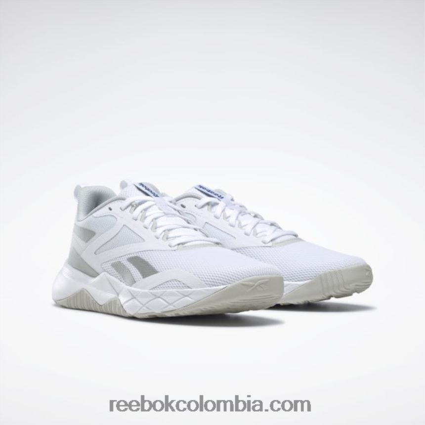 mujer ftwr blanco/gris puro 2/vector azul zapatos de entrenamiento de mujer nfx Reebok D260LP344