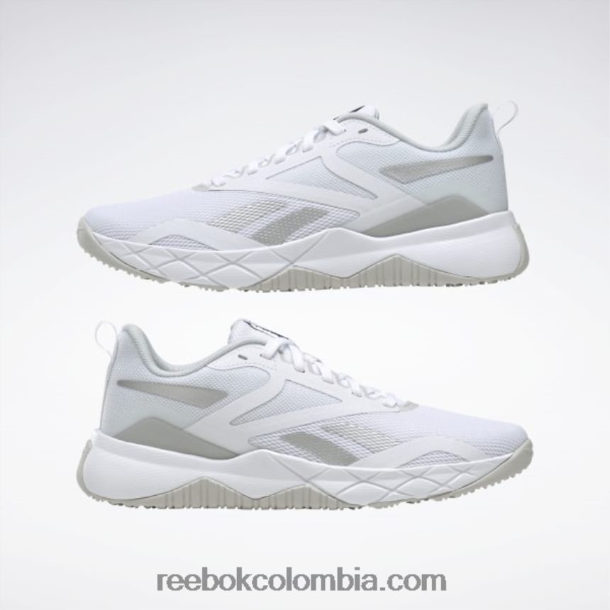 mujer ftwr blanco/gris puro 2/vector azul zapatos de entrenamiento de mujer nfx Reebok D260LP344