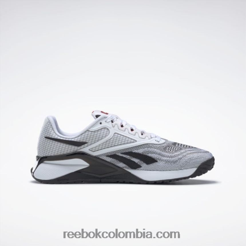 mujer ftwr blanco/núcleo negro/vector rojo zapatillas de entrenamiento nano x2 para mujer Reebok D260LP188