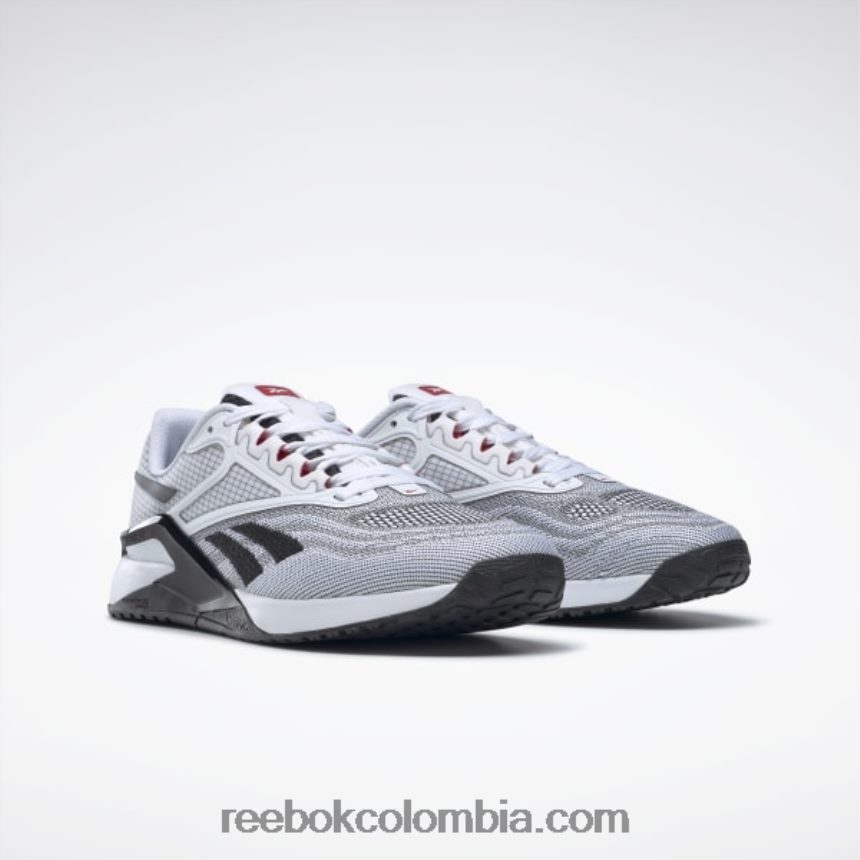 mujer ftwr blanco/núcleo negro/vector rojo zapatillas de entrenamiento nano x2 para mujer Reebok D260LP188