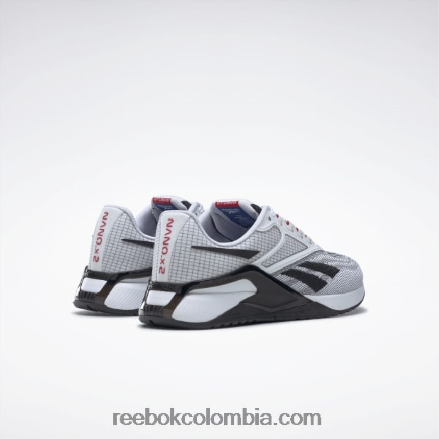 mujer ftwr blanco/núcleo negro/vector rojo zapatillas de entrenamiento nano x2 para mujer Reebok D260LP188