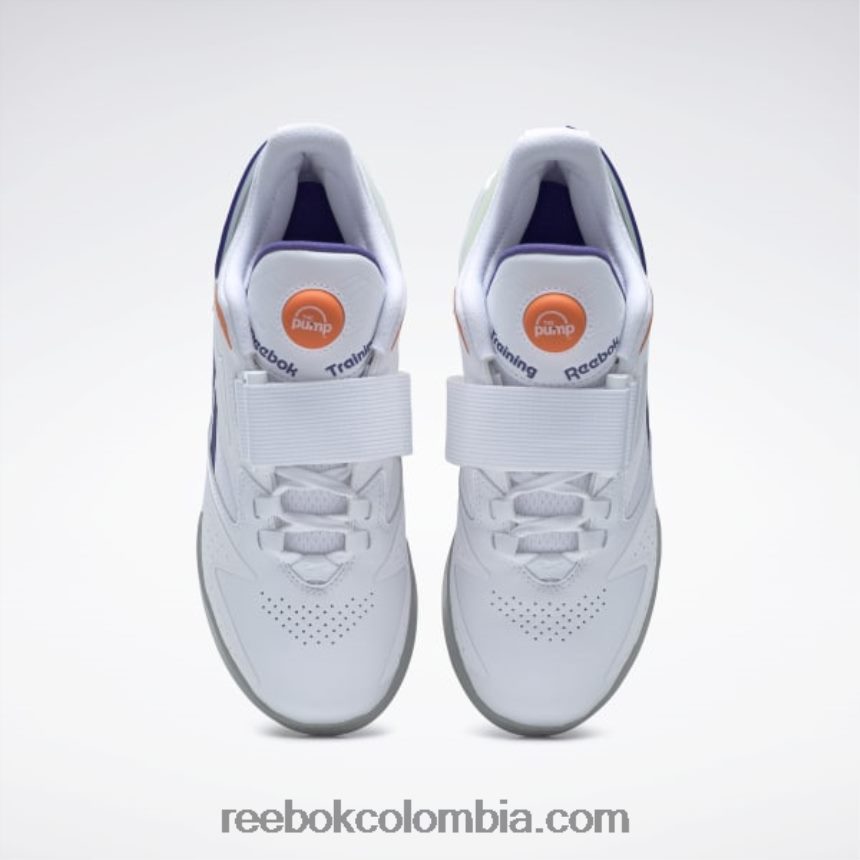 mujer ftwr blanco/púrpura intenso/naranja aplastante s23-r zapatos de levantamiento de pesas para mujer legacy lifter iii Reebok D260LP132