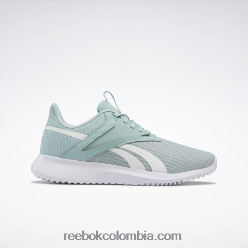 mujer gris mar/gris puro 1/plata mate zapatos de entrenamiento fluxlite mujer Reebok D260LP160