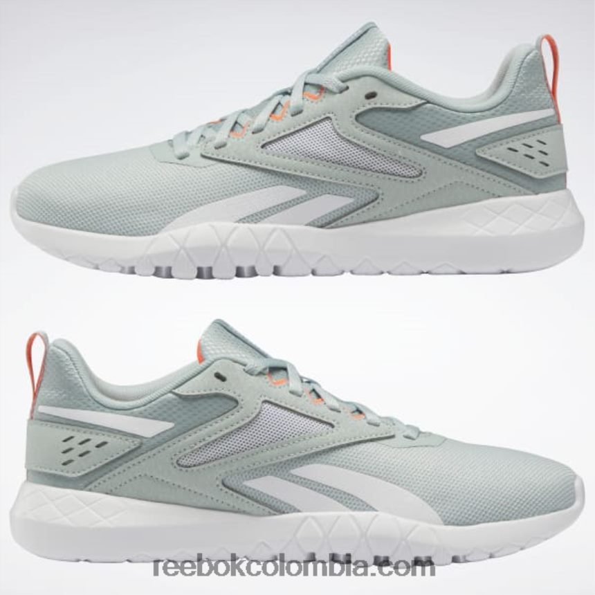 mujer gris marino/blanco ftwr/llamarada naranja zapatillas de entrenamiento mujer flexagon energy 4 Reebok D260LP184