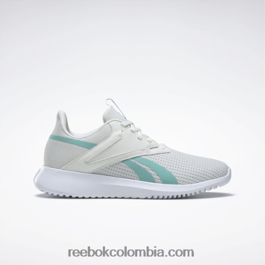 mujer gris puro 1/verde azulado semiclásico zapatos de entrenamiento fluxlite mujer Reebok D260LP270