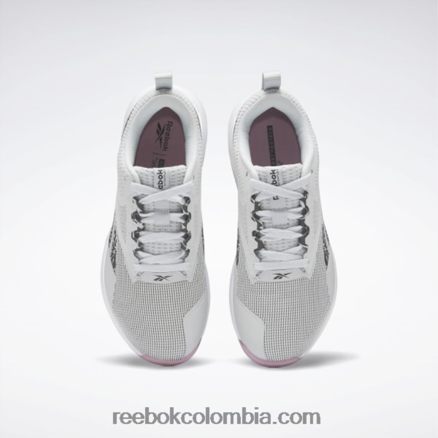 mujer gris puro 2/ftwr blanco/núcleo negro zapatillas de entrenamiento nanoflex tr 2.0 mujer Reebok D260LP161