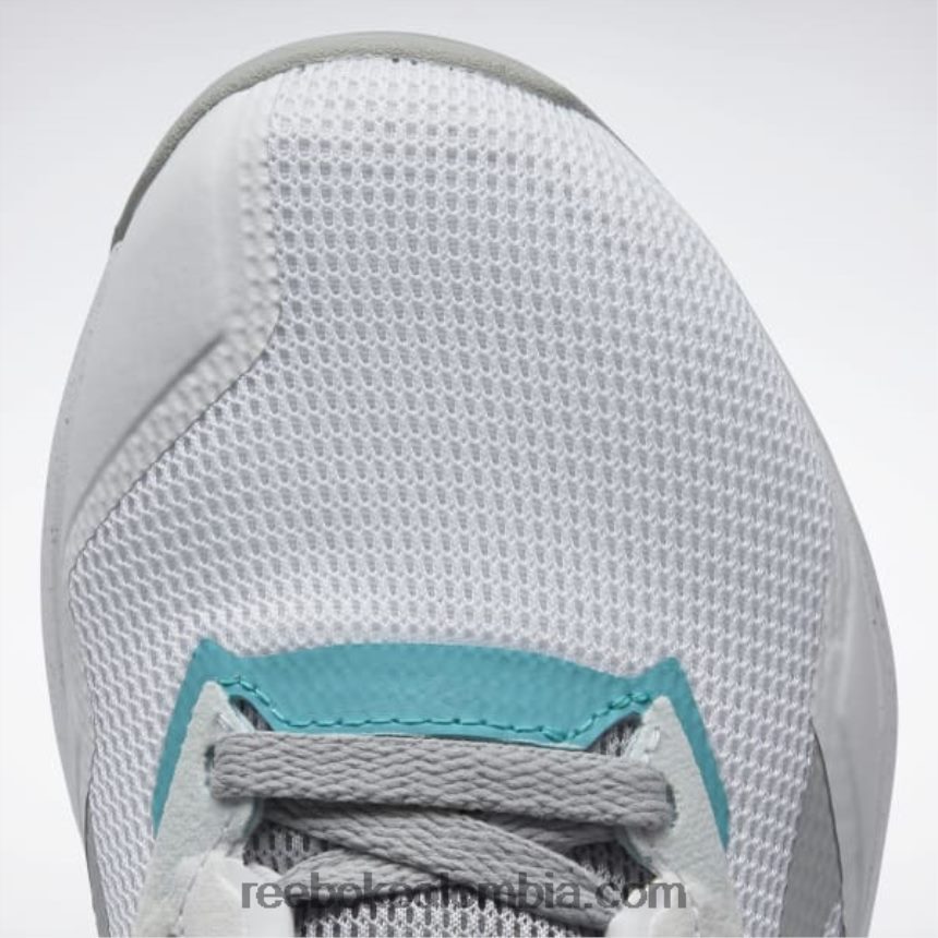 mujer gris puro 3/ftwr blanco/verde azulado clásico zapatillas de entrenamiento nanoflex tr 2.0 mujer Reebok D260LP90